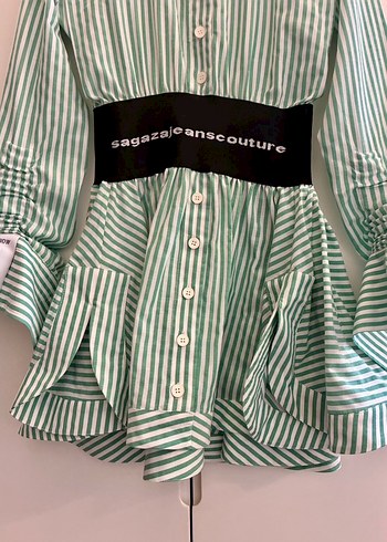 SAGAZA Marine Gömlek Elbise - Görsel 5