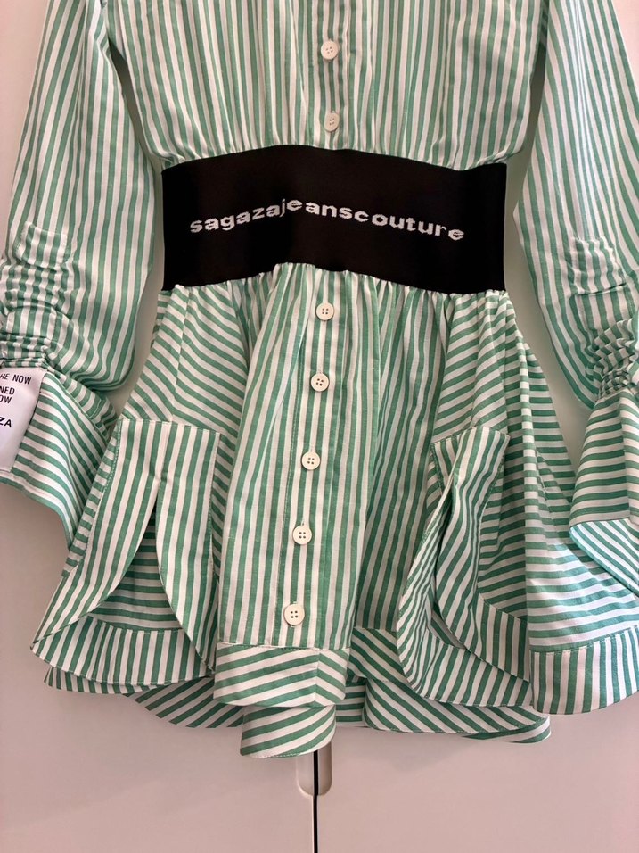 SAGAZA Marine Gömlek Elbise - Görsel 5