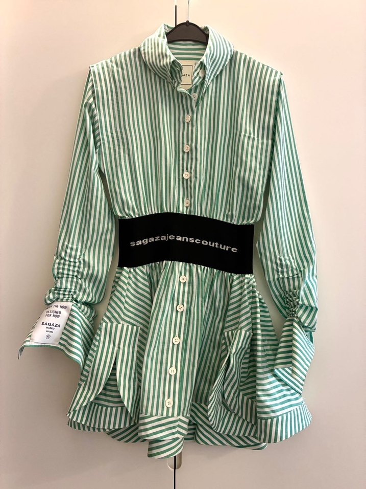 SAGAZA Marine Gömlek Elbise - Görsel 4