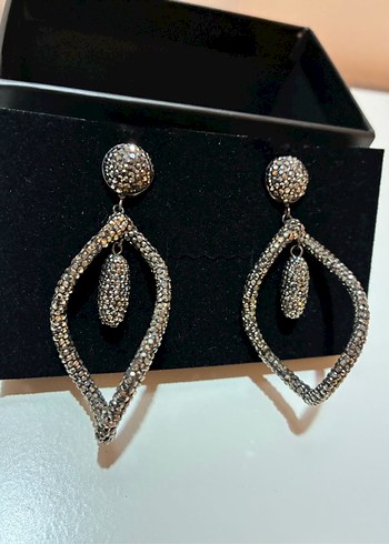 Kristal taşlı Küpe - Görsel 2