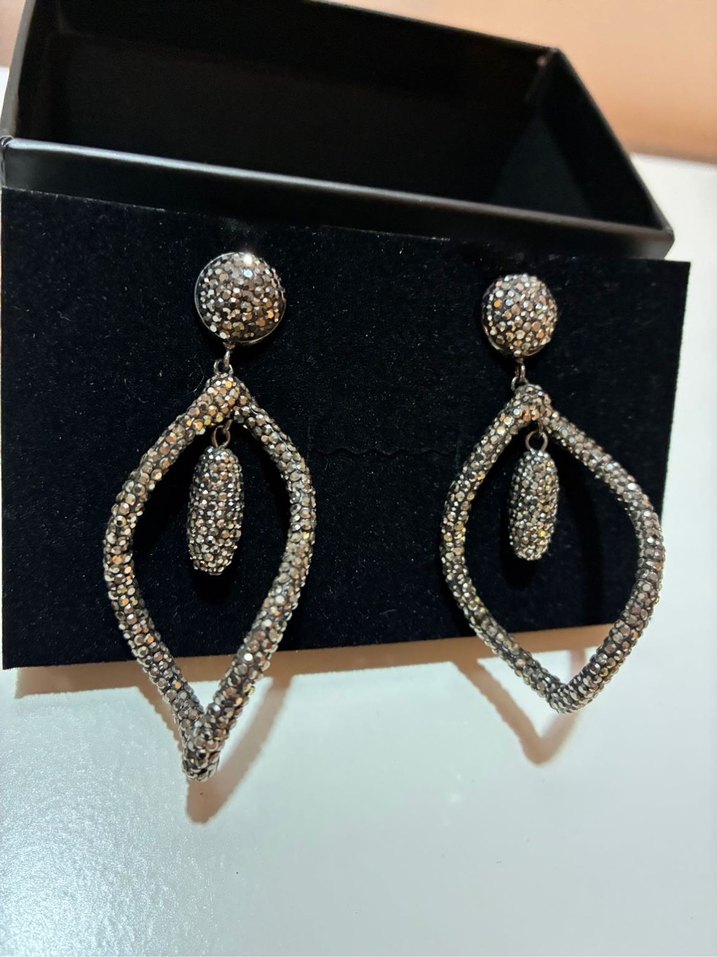 Kristal taşlı Küpe - Görsel 2