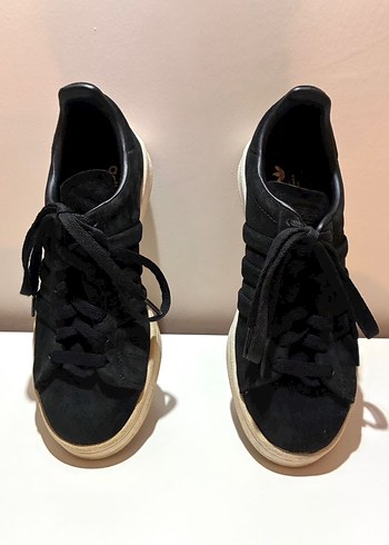 ADİDAS Campus siyah nubuk kadın Sneaker - Görsel 4