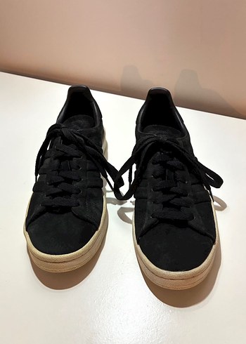 ADİDAS Campus siyah nubuk kadın Sneaker - Görsel 2