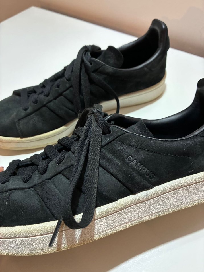 ADİDAS Campus siyah nubuk kadın Sneaker - Görsel 3