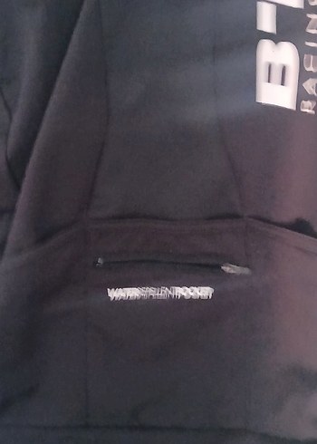 Siyah Biker Stil bayan bisiklet Ceketi - Görsel 4