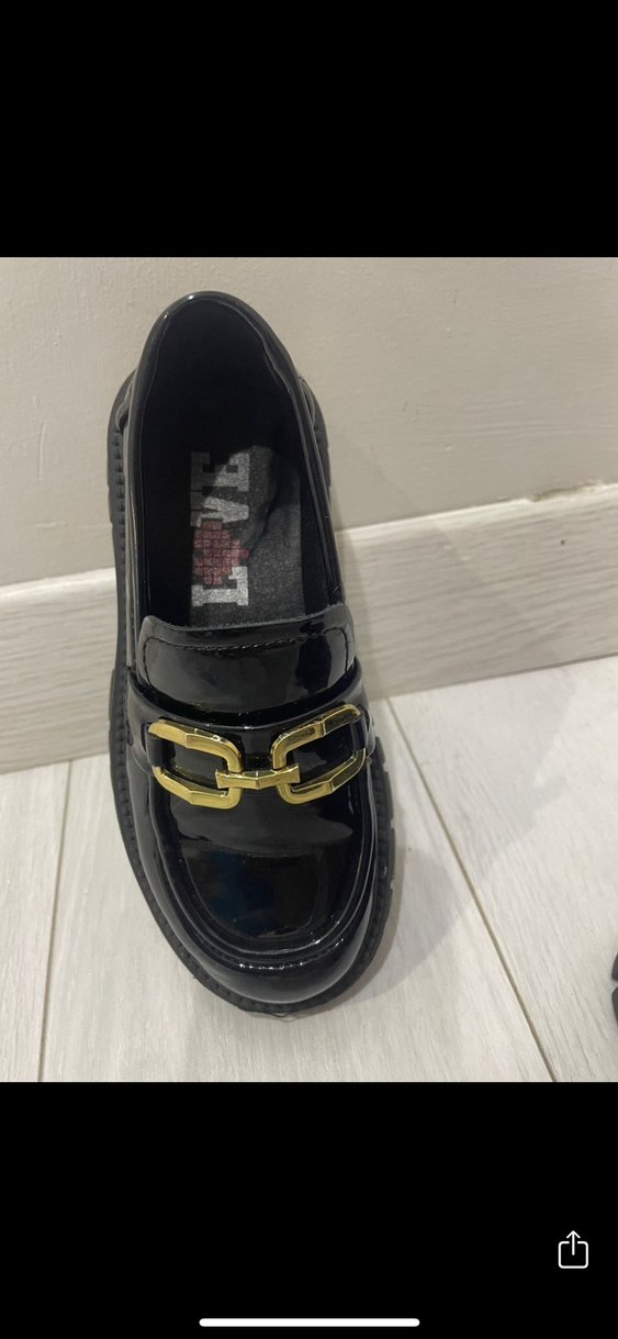 Siyah Parlak çocuk Loafer - Görsel 2