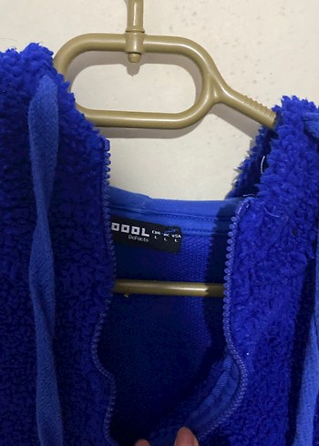 Kadın Mavi Sıcak Tutucu Fermuarlı Ceket - Görsel 4