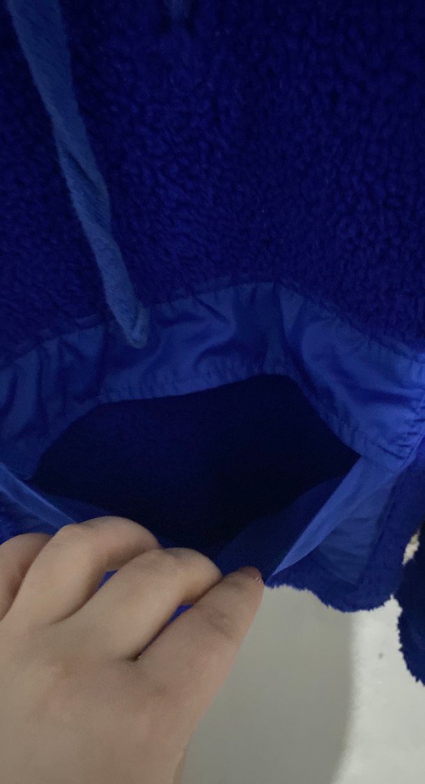 Kadın Mavi Sıcak Tutucu Fermuarlı Ceket - Görsel 2