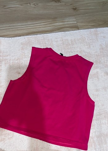Pembe Kolsuz Dar Kesim Yelek - Görsel 4