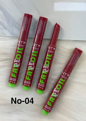 NYX Oil Stick Gloss No-03 Bordo Canlı Renk - Görsel 4