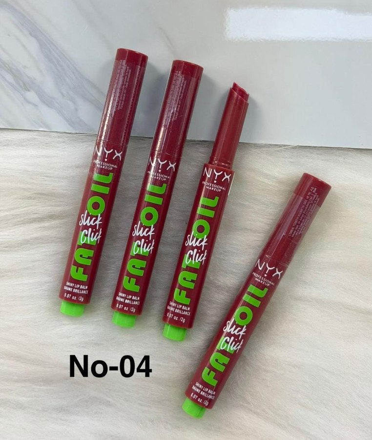 NYX Oil Stick Gloss No-03 Bordo Canlı Renk - Görsel 4