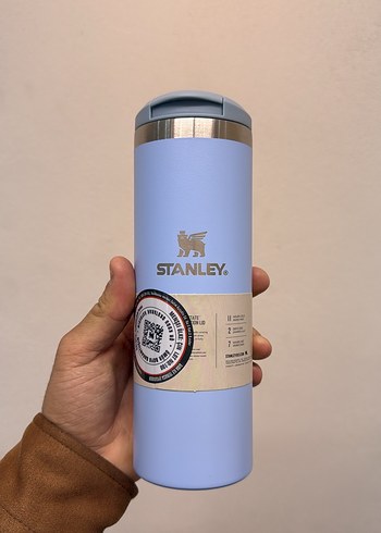 Pastel Mavi Çocuk Termos Bardak - Görsel 2