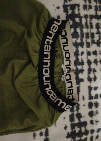 yeşil paraşüt pantolon - Görsel 3