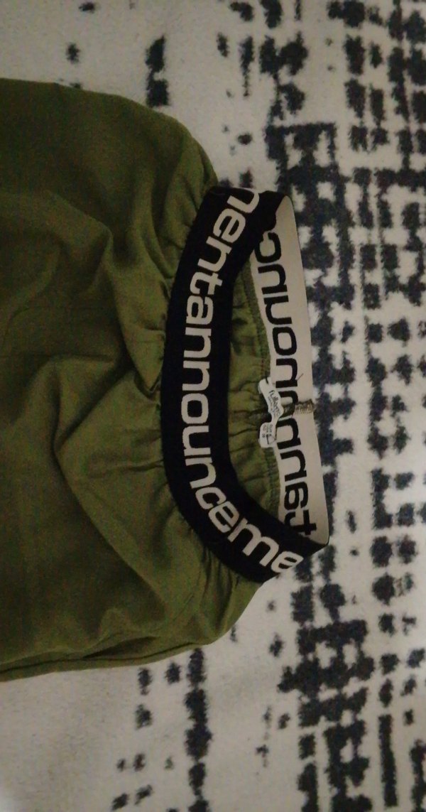 yeşil paraşüt pantolon - Görsel 3