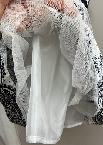 Kız Çocuk Nakışlı Dantel Detaylı Elbise - Görsel 4