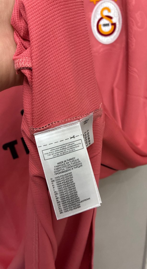 Kırmızı Galatasaray Erkek Spor Tişörtü - Görsel 4