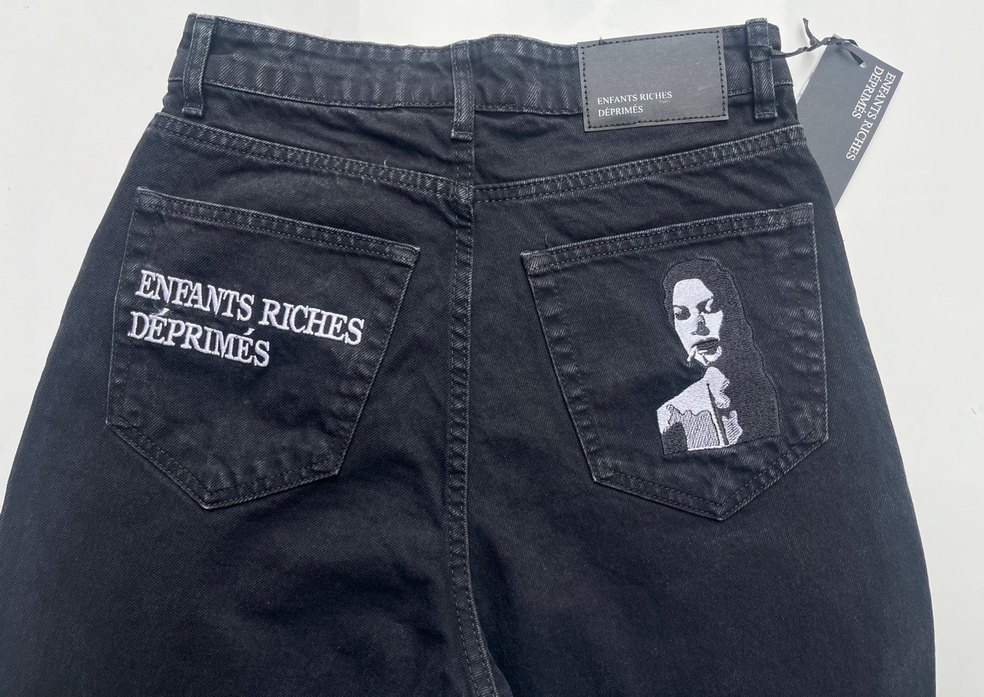 Enfants Riches Deprimes Baggy Füme Jean - Görsel 2