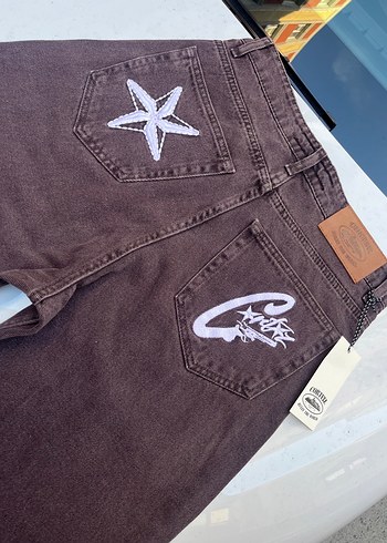 Corteız Baggy kahve Jean - Görsel 2