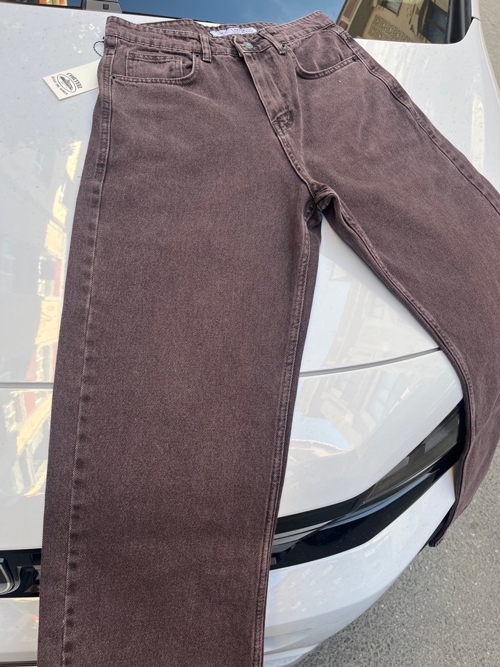 Corteız Baggy kahve Jean - Görsel 4