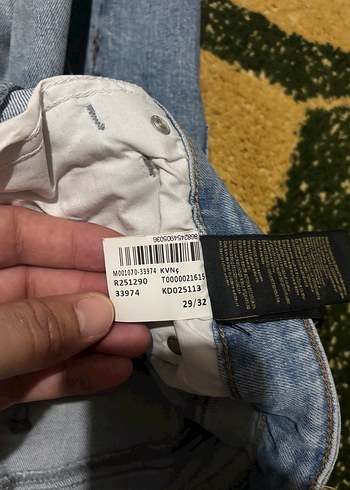 Mavi Erkek Kot Pantolon, Kemerli, Regular Fit - Görsel 3