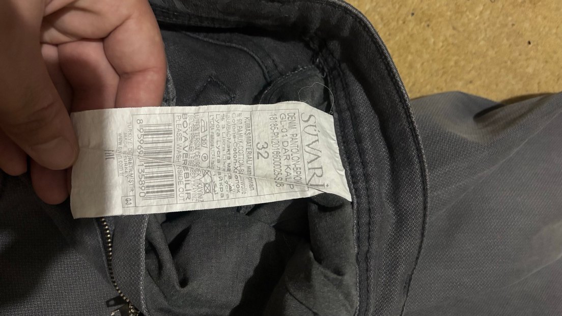 Süvari keten pantolon - Görsel 3