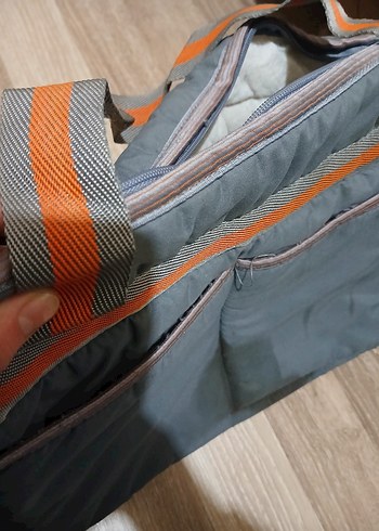 Gri Baskılı Bebek Çantası - Görsel 2