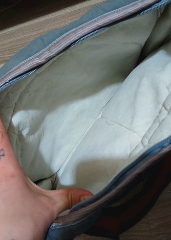 Gri Baskılı Bebek Çantası - Görsel 3