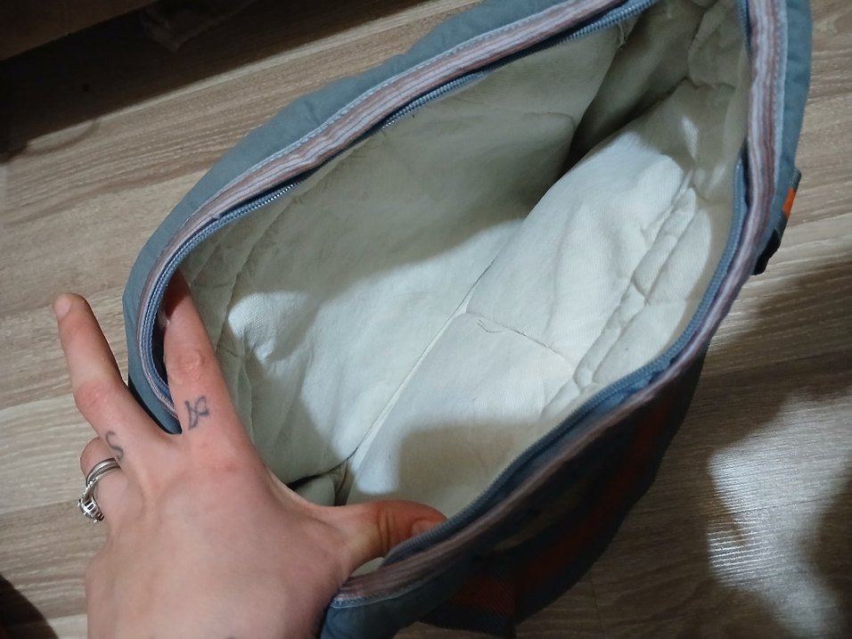 Gri Baskılı Bebek Çantası - Görsel 3