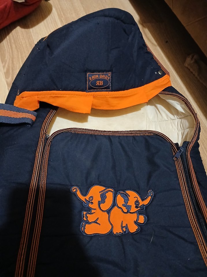 lavicert rebkte Baskılı Bebek Çantası ve portbebe seti - Görsel 2