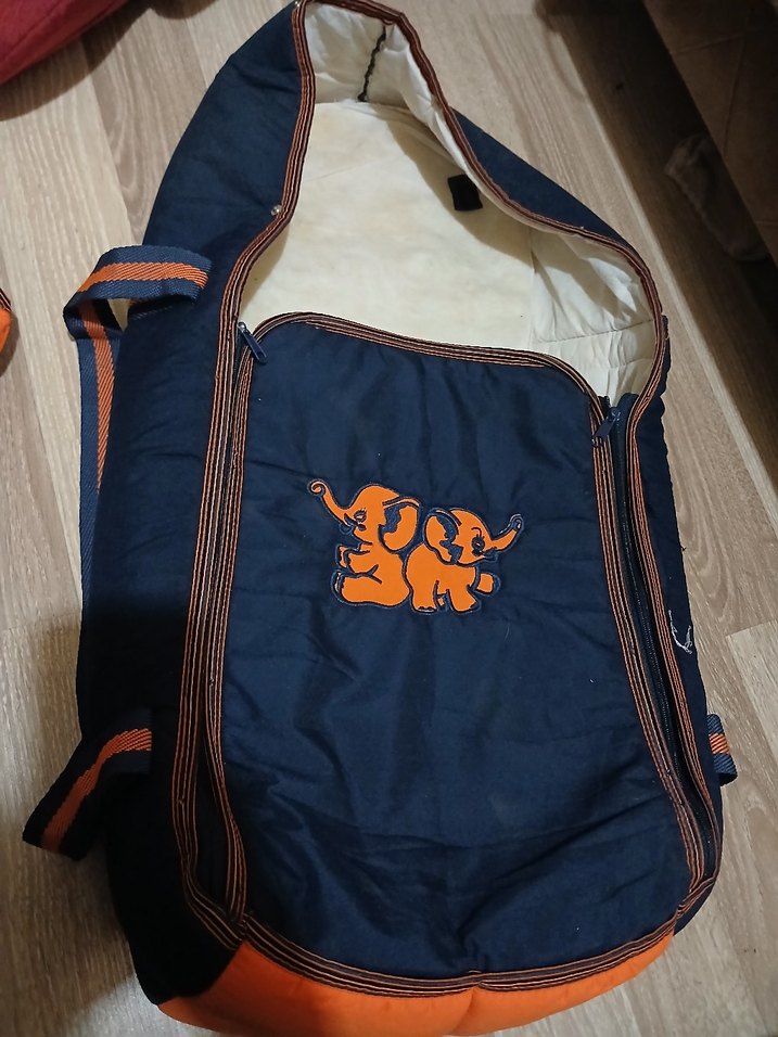 lavicert rebkte Baskılı Bebek Çantası ve portbebe seti - Görsel 3