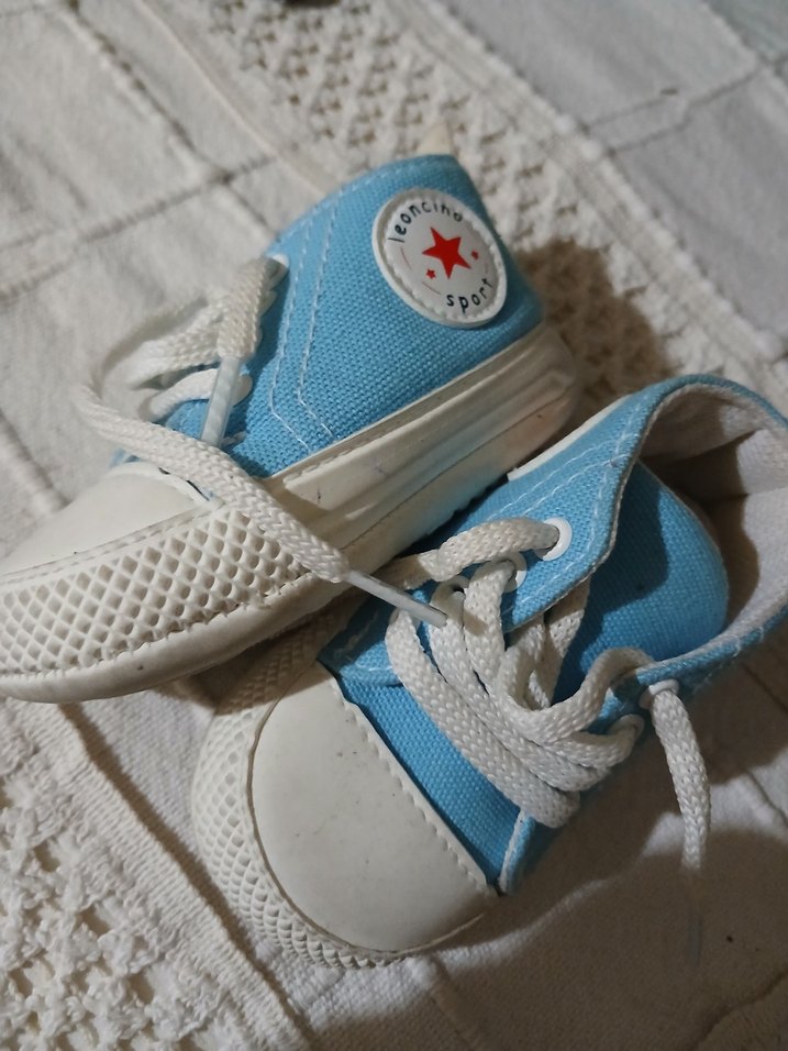 Erkek Bebek Mavi Kauçuk İlk Adım Ayakkabısı - Görsel 2