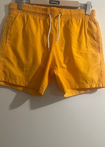 Erkek Sarı Mini Şort Mayo - Görsel 2