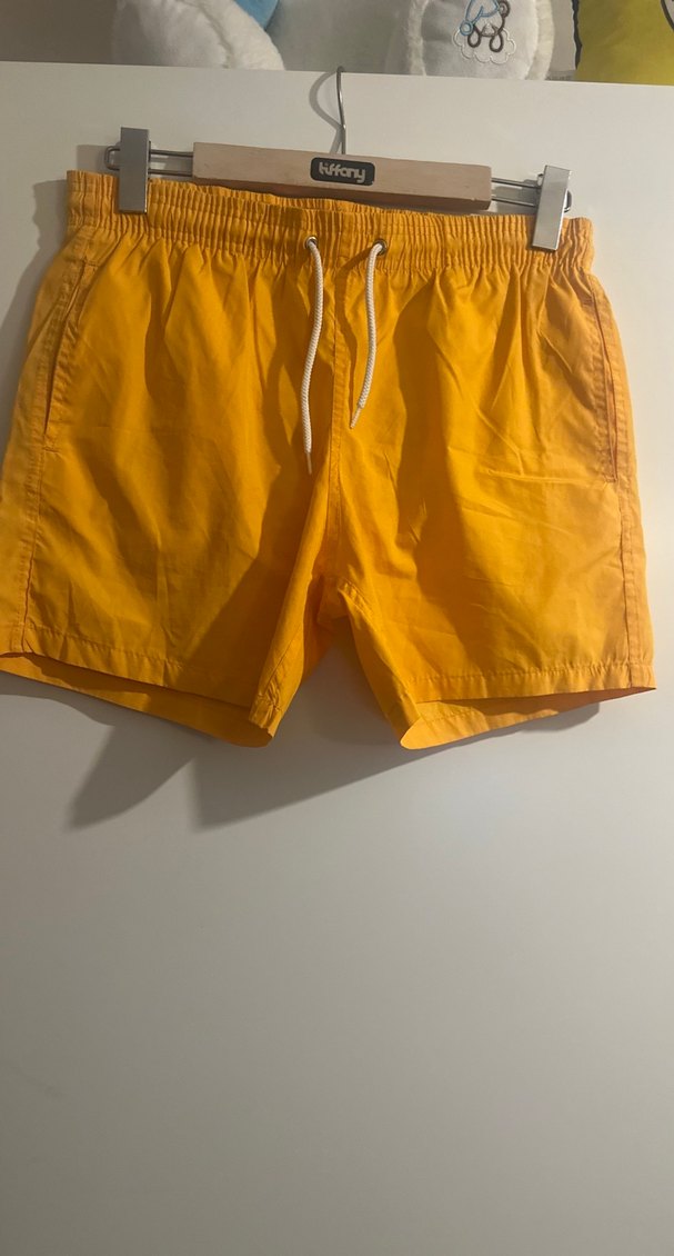 Erkek Sarı Mini Şort Mayo - Görsel 3