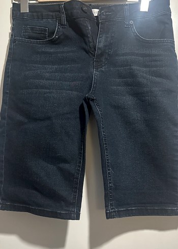 Erkek Lacivert Denim Şort - Görsel 2