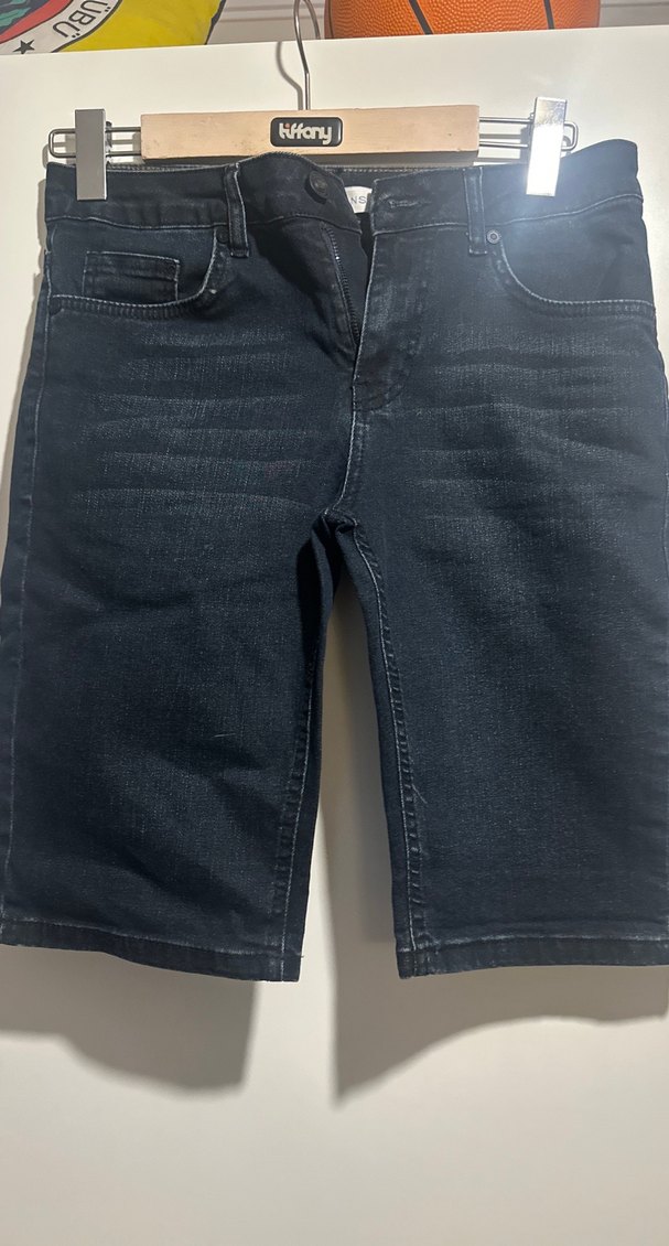 Erkek Lacivert Denim Şort - Görsel 2