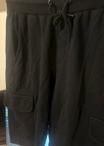 Siyah Erkek Rahat Kesim Kısa Bermuda - Görsel 2