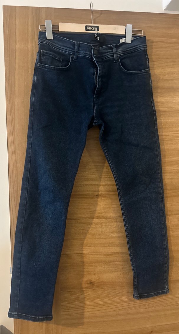 Erkek Lacivert Denim Regular Fit Jean - Görsel 2