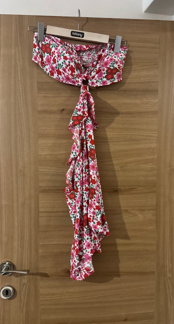 Renkli Fırfırlı Bohem Kadın Fuları - Görsel 2