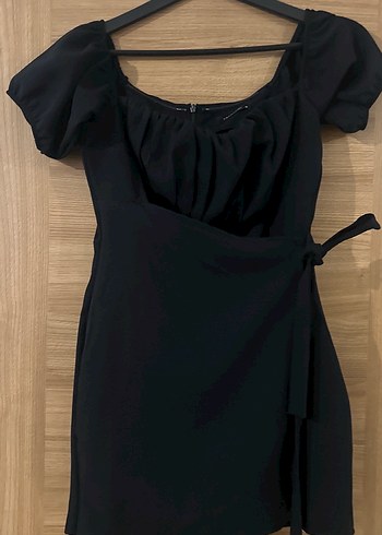 Siyah Straplez Gotik Midi Elbise - Görsel 4