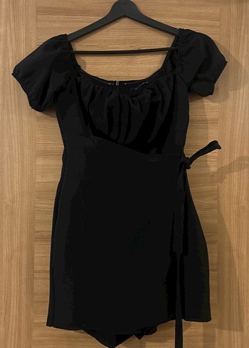 Siyah Straplez Gotik Midi Elbise - Görsel 2