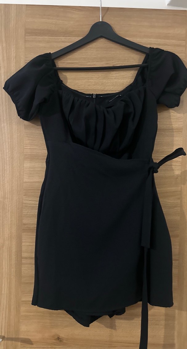 Siyah Straplez Gotik Midi Elbise - Görsel 4