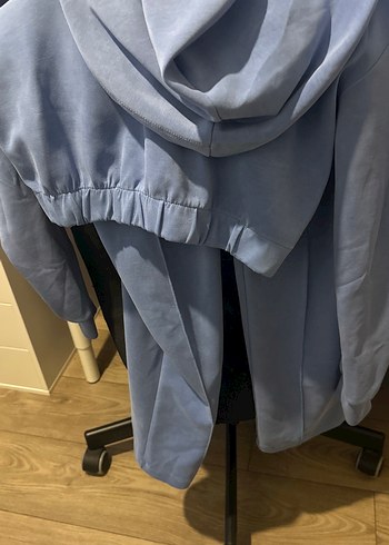 Mavi Rahat Kesim Midi Hamile Eşofmanı - Görsel 4