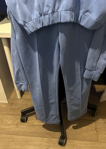 Mavi Rahat Kesim Midi Hamile Eşofmanı - Görsel 2