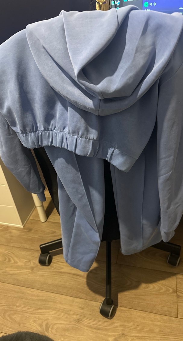 Mavi Rahat Kesim Midi Hamile Eşofmanı - Görsel 4