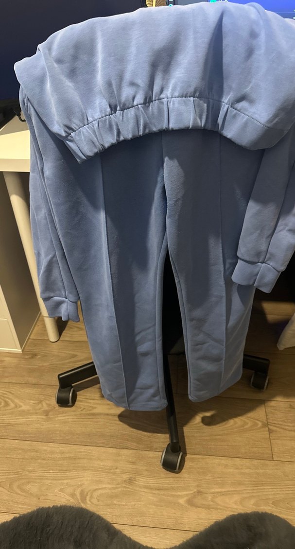 Mavi Rahat Kesim Midi Hamile Eşofmanı - Görsel 2