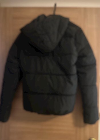 Siyah Fermuarlı Kadın Kışlık Ceket - Görsel 3