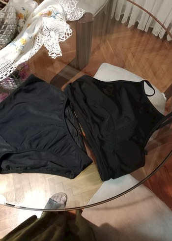 Siyah Strappy Mini Kadın Mayo - Görsel 9