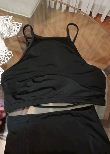 Siyah Strappy Mini Kadın Mayo - Görsel 4