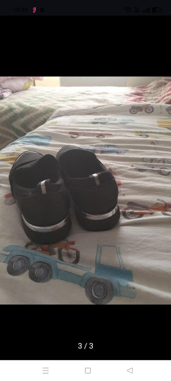 Siyah  Velcro Loafer - Görsel 3