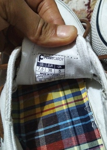 Beyaz Erkek Günlük Ayakkabı Bağcıkları - Görsel 3